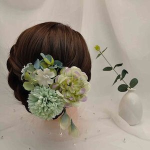 新規発売 髪飾り 浴衣 花 クリップ ヘアアクセサリー 和装 髪留め フラワー 成人式 七五三 着物 卒業式新-4-156