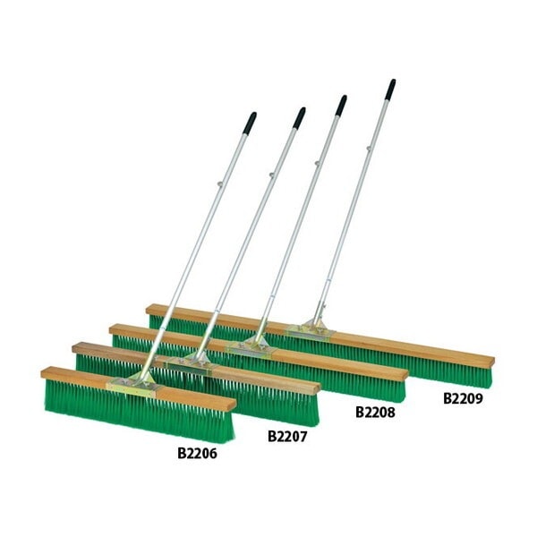 学校体育器具 コートブラシN150 グリーン B2208 メーカー直送