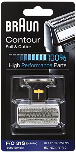 ブラウン シェーバー替刃 コントゥア/フレックス(XPSXP IIXP)/フレックス インテグラル用 シルバー F/C31S【正規品】