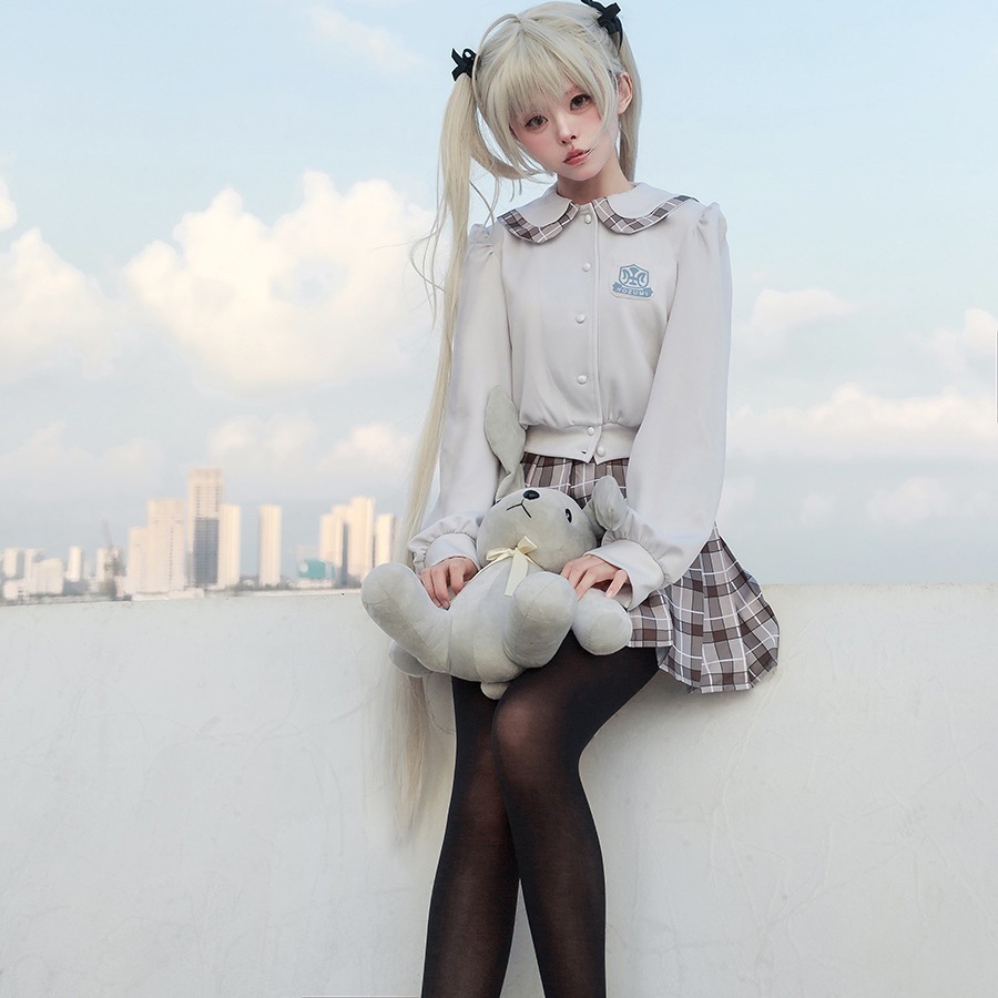 春日野穹cos服日常穹妹コスプレ縁空穹妹jk制服船乗りアニメ衣装