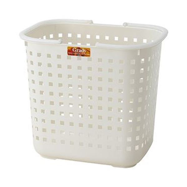 （まとめ）アスベル グレディバスケット Lクリアホワイト 1個[x20セット]