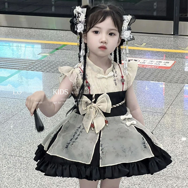 夏の妖精付き子供ガールズドレスロリータ女性ドレスドレスプリンセス 6,363円