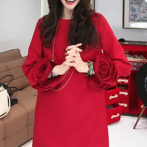 レディース ワンピース ミニ 長袖 タイト 細身 ストレート フェミニン ふわふわ かわいい 大人可愛い きれいめ シンプル 上品 おしゃれ レトロ エキゾチック ガーリー モード系 エレガント