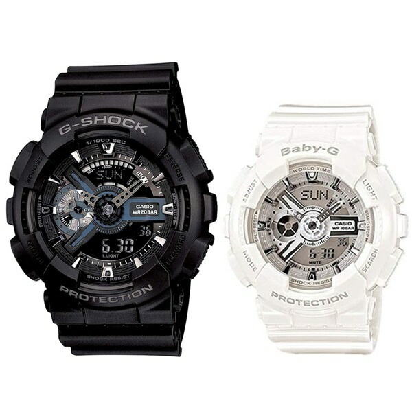 店舗良い 防水 腕時計 仕事用 登山 スポーツ アウトドア キャンプ ペア 夫婦 親 結婚祝い ペアウォッチ Gショック ベビーg ジーショック ベビージー ブラック ホワイト カシオ 時計 海外モデル 男女兼用腕時計 Rachabusinessgroup Com