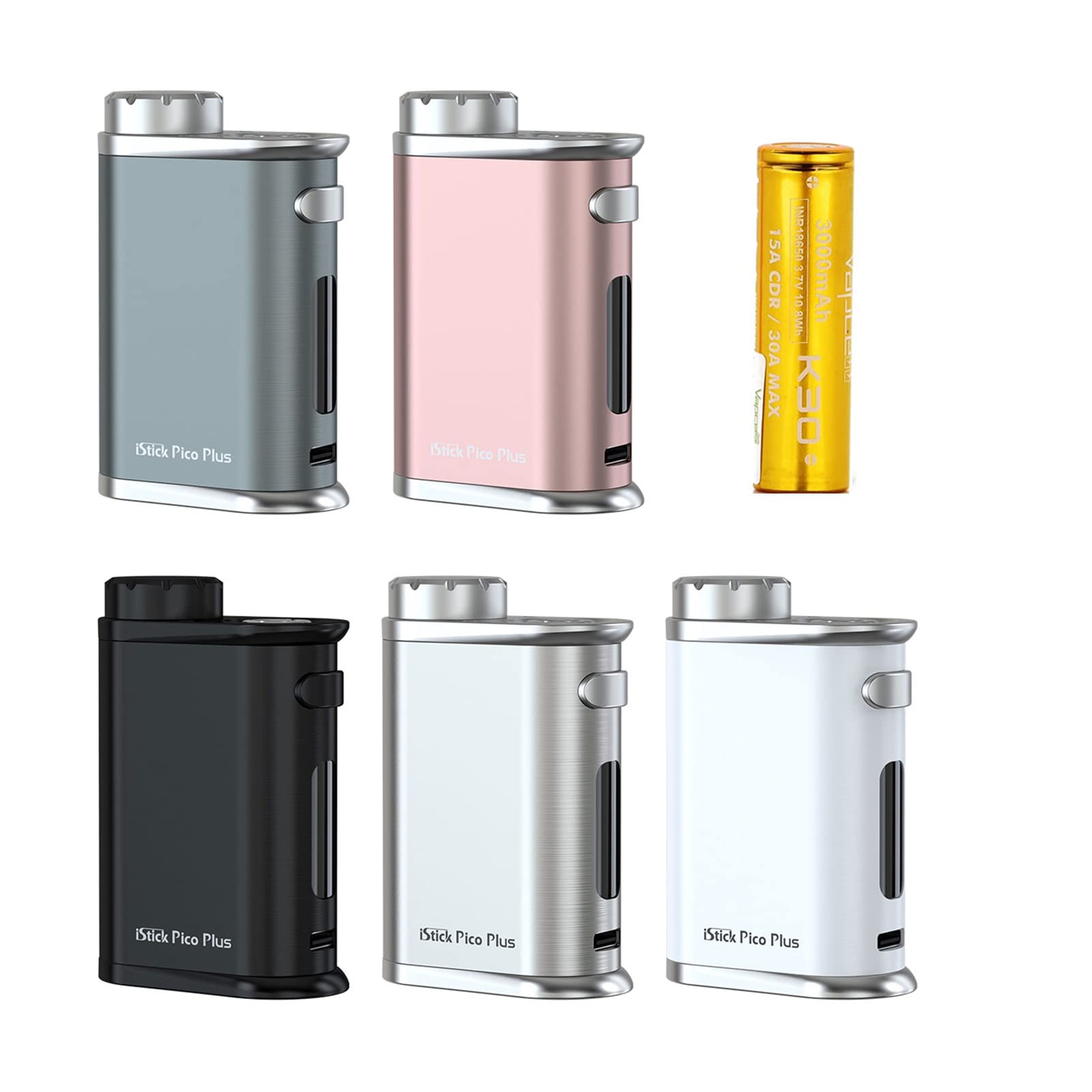電子タバコ 本体 iStick Pico Plus (イーリーフ アイスティック ピコ プラス) 75W TC Box MOD モッド テクニカルmod vape ベイプ リキッドなし ニコチンフリー