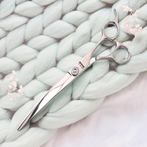 【韓国公式/正規品】 アキズ BT-CVRI-70 7インチ 愛犬 カーブ ハサミ