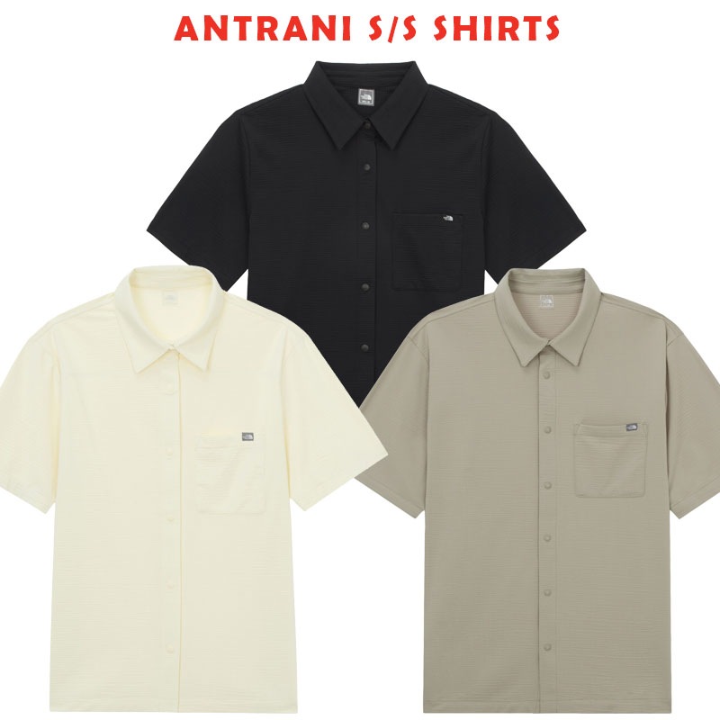 韓国正規品保証 関税負担なし NH8SR11A ANTRANI S S SHIRTS デイリー 基本 着装 男子 女子 人気 韓国 ファッション 男女共用 アウトドア