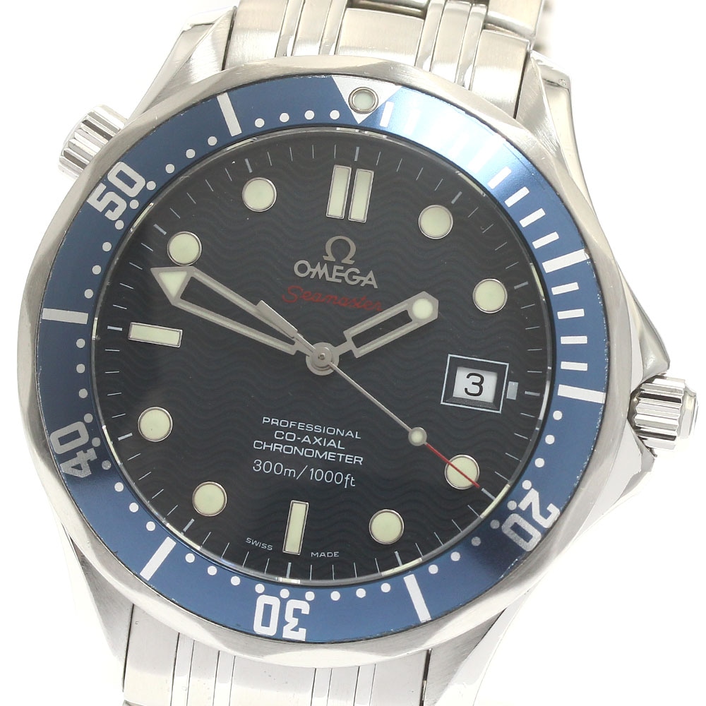 オメガ OMEGA 2220.80 シーマスター300 デイト コーアクシャル 自動巻き メンズ _877623【中古】