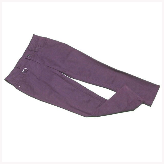 パンツ スキニー 36サイズ ダークパープル 中古