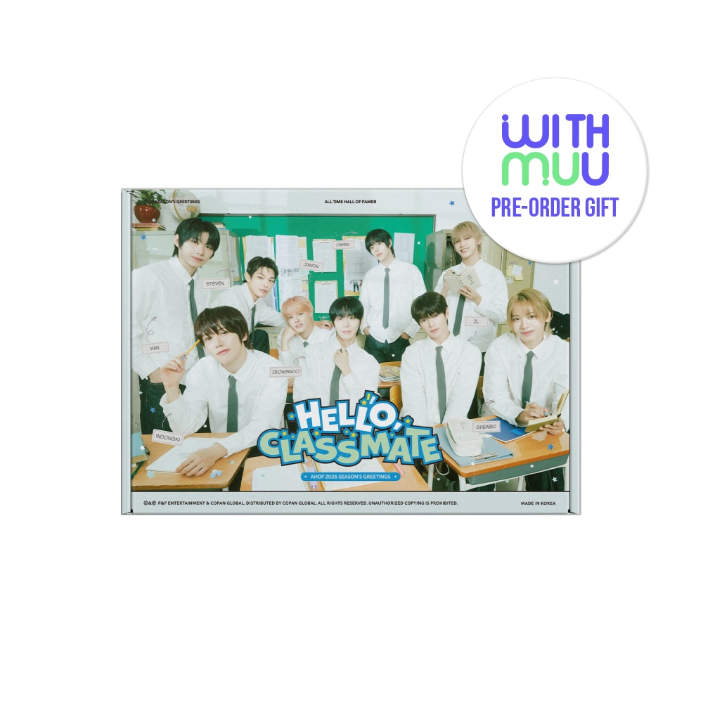 【PRE-ORDER特典選択】 AHOF 2026 SEASON GREETINGS HELLO CLASSMATE / シーズングリーティング / カレンダー / シーグリ / MD