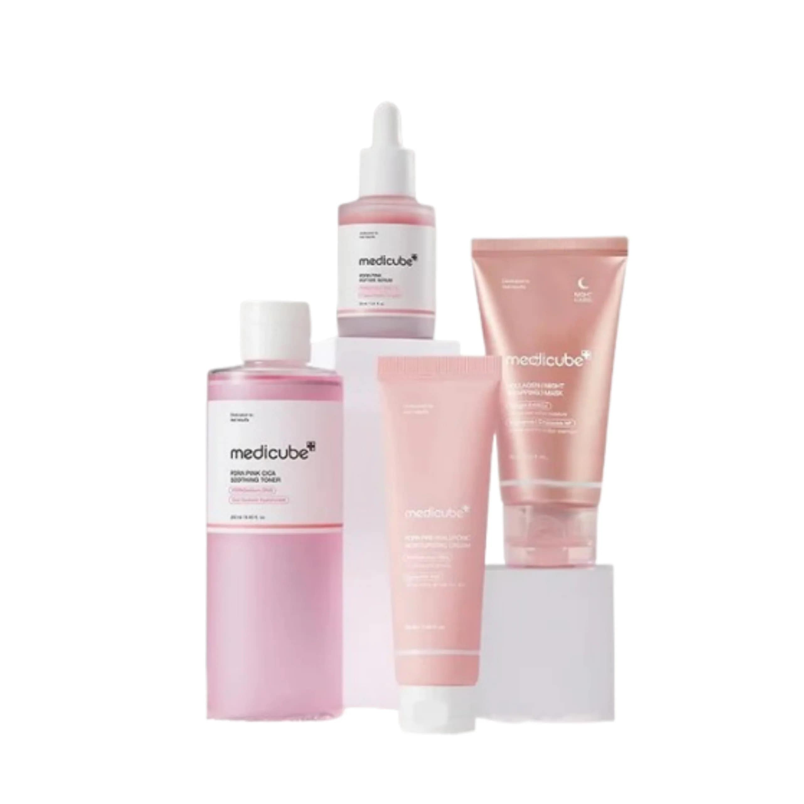 [24FW/New] PDRN & コラーゲン跡基礎4点セット（PDRN トナー&アンプル&クリーム&コラーゲン ラッピングマスク）