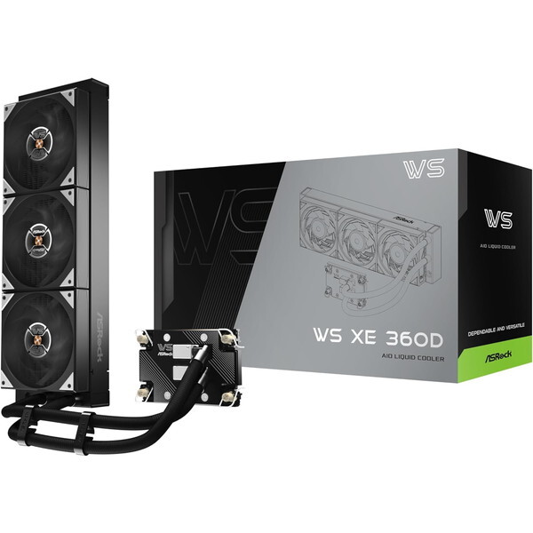 WS XE 360D ブラック LGA4677 水冷CPUクーラー メーカー直送