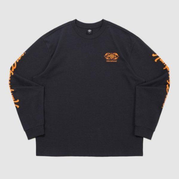 長袖Tシャツ VQA UR121CRL26-DVY HBL ブリット カジュアル グラフィック 長袖Tシャツ / ダークネイビー