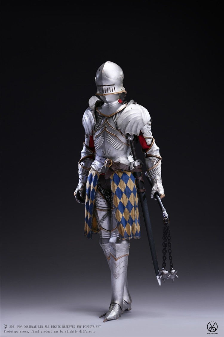 POPTOYS 1/6 ゴシックナイト 女騎士 銀甲版 未開封新品 ALS016 騎士 The Era of Europa War Gothic Knight アクションフィギュア