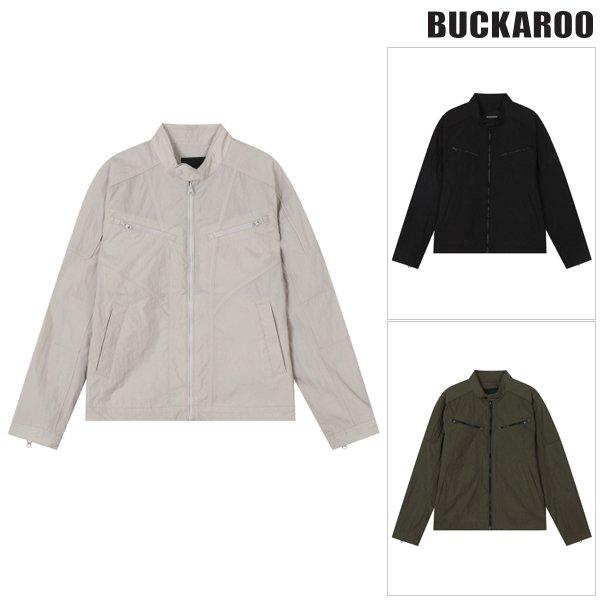 [驪州店] 男性ナイロンジッパー飾りジャンパー(B235Z2220P)