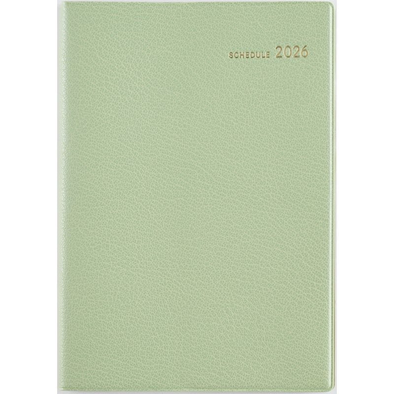 （まとめ買い）高橋書店 2026年 手帳 No.442 T’ファミリー手帳2 B6判 月間ブロック/横罫式 リュクスハーブグリーン [x3]