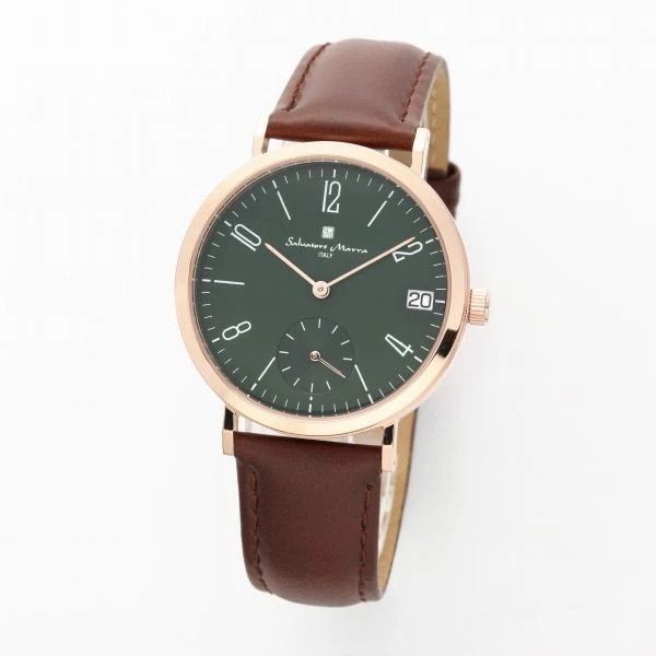 取寄品 正規品 Salvatore Marra 腕時計 SM21110-PGGR