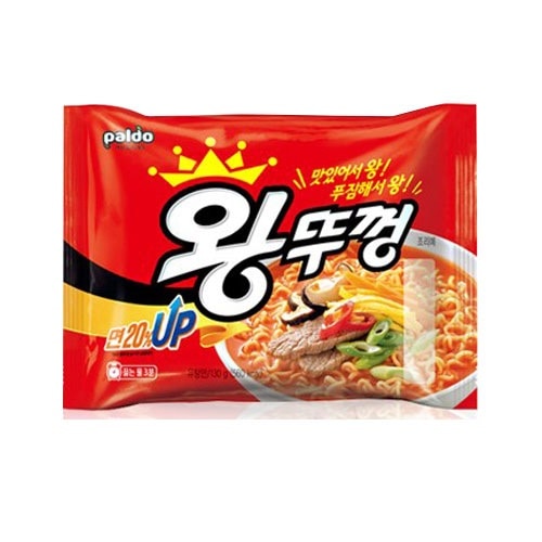 [韓国人気ラーメン] パルド ワンドゥコン 袋ラーメン 130g x20個