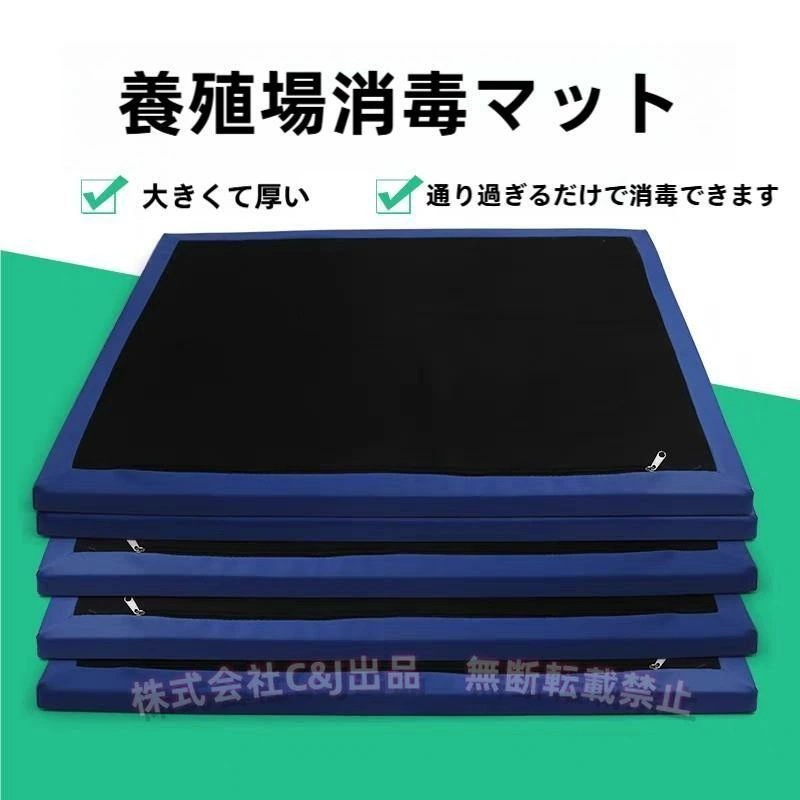 消毒フットマット 2個入りC&J（株)スポンジエントランスマット 玄関 消毒用 病院 実験室 動物飼育用 人間工学 フロアパッド 清潔対策