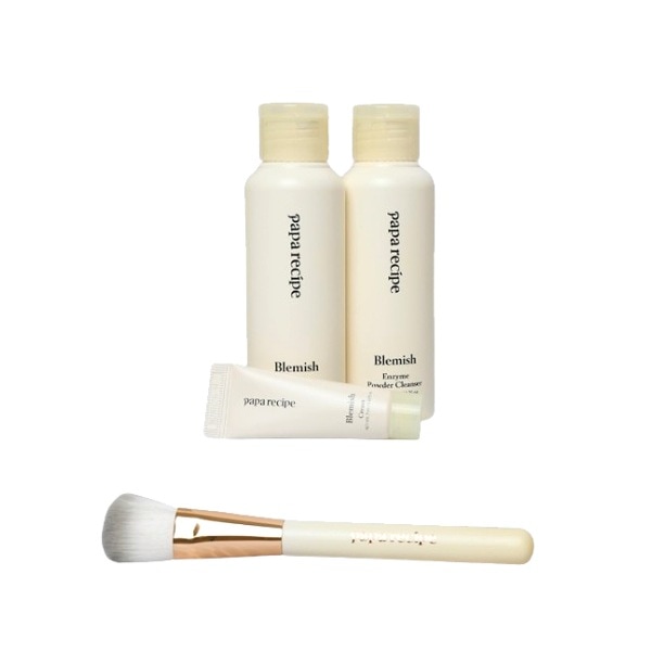 ブレミッシュ（光彩） 酵素 パウダー クレンザー ダブル 企画セット（ブラシ+クリーム7ml贈呈）