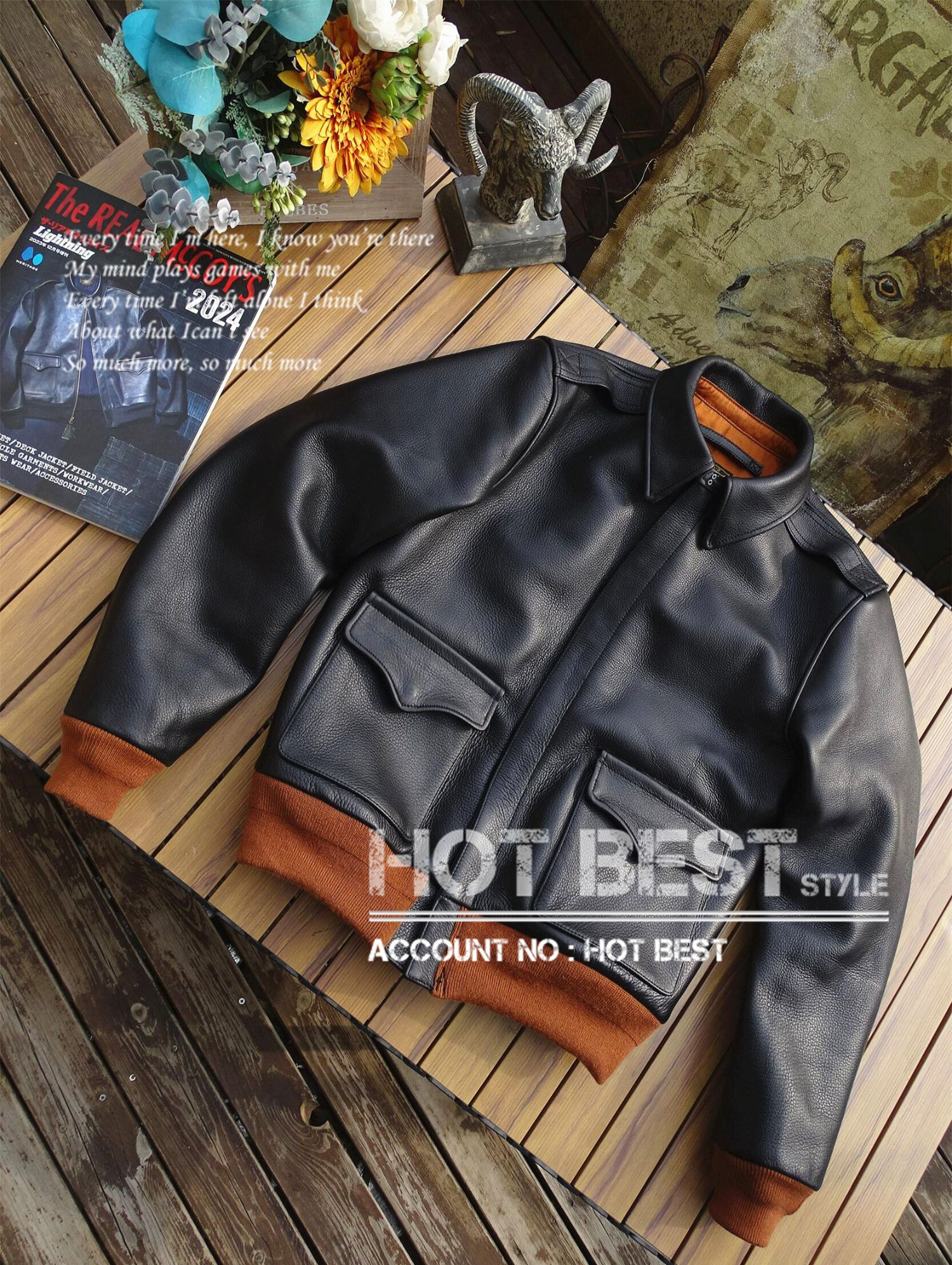 最高峰 1.7mm カウハイド 復刻30s USAF TYPE A-2 フライトジャケット ギフト メンズ 革ジャン ボマーボンバー クロム鞣し 牛革