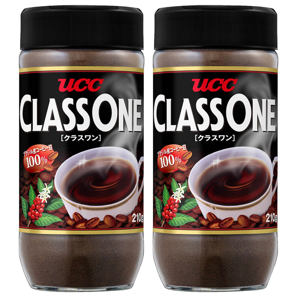 UCC(ユーシーシー) クラスワン 瓶 210g×2個(420g) インスタントコーヒー