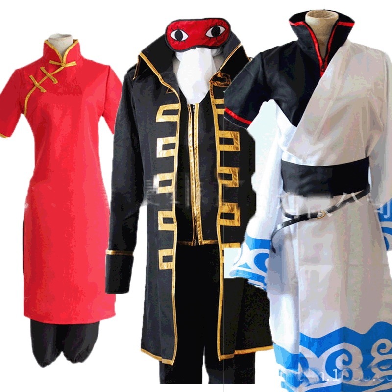 コスプレ変装仮装 衣装 銀魂 沖田総悟 神楽 坂田銀時 かつら こたろう