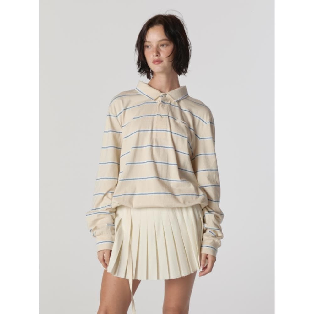 GLOWNY TERRY PK LONG SLEEVE CREAM GY24FALS003CR