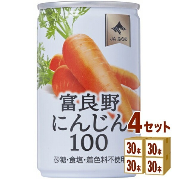 ふらの農業協同組合 富良野 にんじん 100 160ml 4ケース (120本)