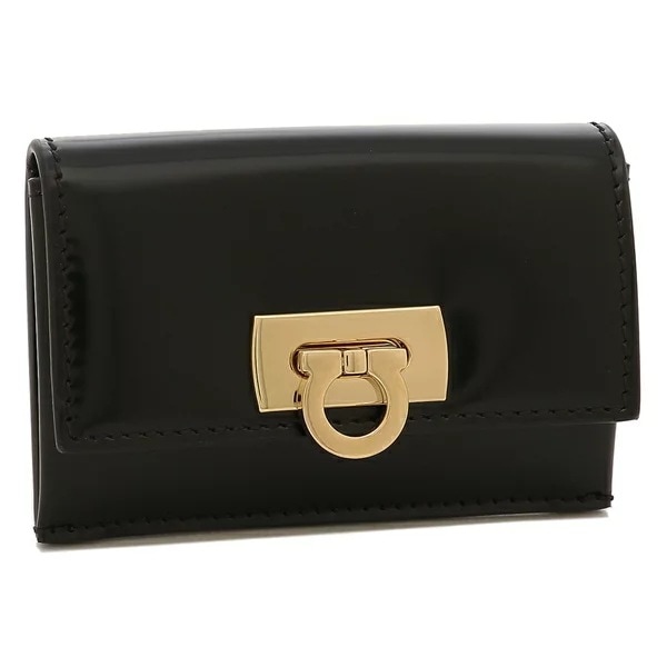 カードケース ワンダ ブラック レディース FERRAGAMO 220435 0760662