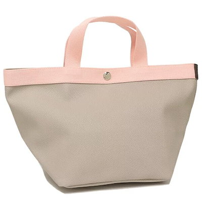 美品⭐︎エルベシャプリエトートバッグMベージュピンク707GP Qoo10] エルベ・シャプリエ トートバッグ Mサイズ ベージュ ピンク