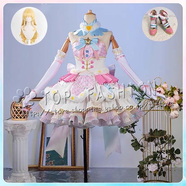 アイカツ！アイドルカツドウ！風 星宮いちご キラキラ宣言 コスプレ衣装 ウィッグ cosplay コスチューム ハロウィン クリスマス
