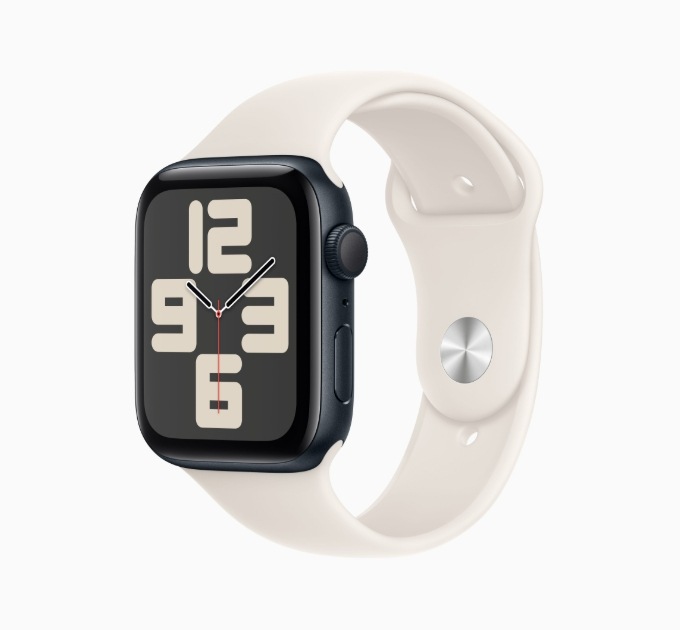 「新品」Apple Watch SE(第2世代) 44mm GPSモデル ミッドナイトアルミニウムケース MA7W4J/A-MXM73FE/A(Size:M/L)