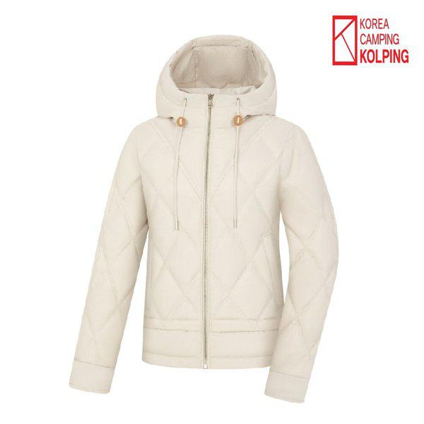冬の女性用フード一体型カジュアルダウンジャケット