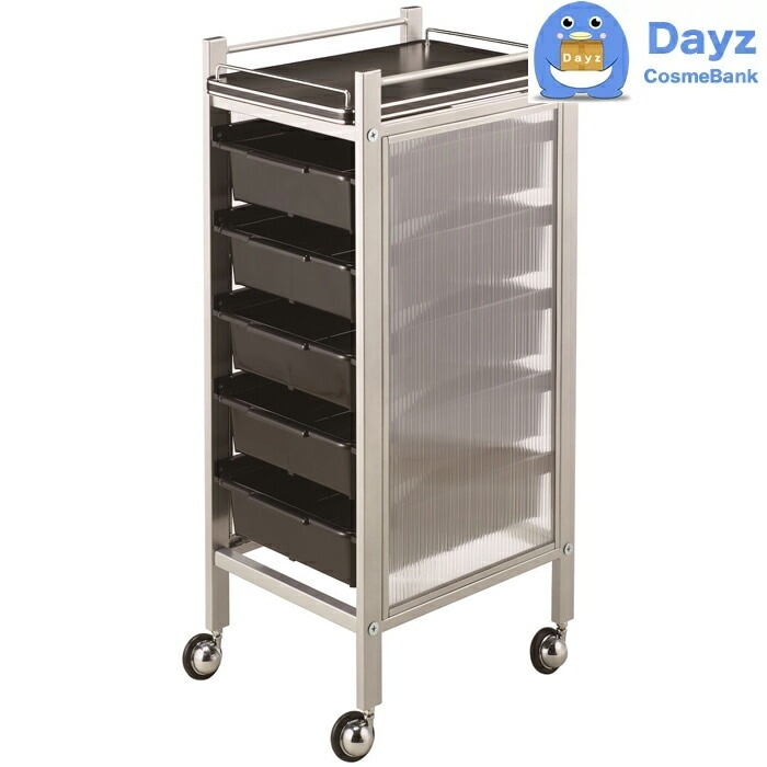 C-274 収納ワゴン　ブラック　キャスター付き　　サロンワゴン　　メーカー直送品 納期要確認 / キャンセル返品不可商品　　RB