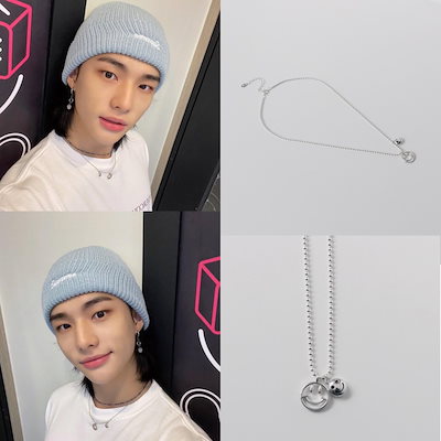straykids ヒョンジン　愛用　ネックレス straykids ヒョンジン 愛用 ネックレス 2size レイクロスネックレス