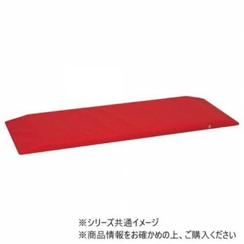 高田ベッド製作所 ウォークトレーナー（水田式） （バランス/歩行訓練トレーニングマット） 幅48x奥行100x高さ7cm レッド TB-1367