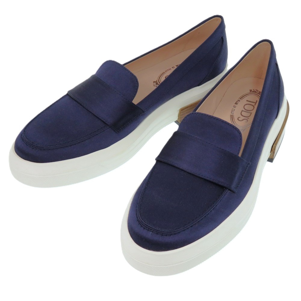 未使用品 ローファー XXW92B0Y411RS0 靴その他/合成繊維 ネイビー 1650【中古】 レディース