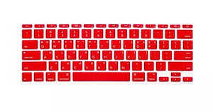 キーボードカバー シリコン キーボード　韓国キーボードカバー　韓国語　ハングル　 Macbook Air 11 