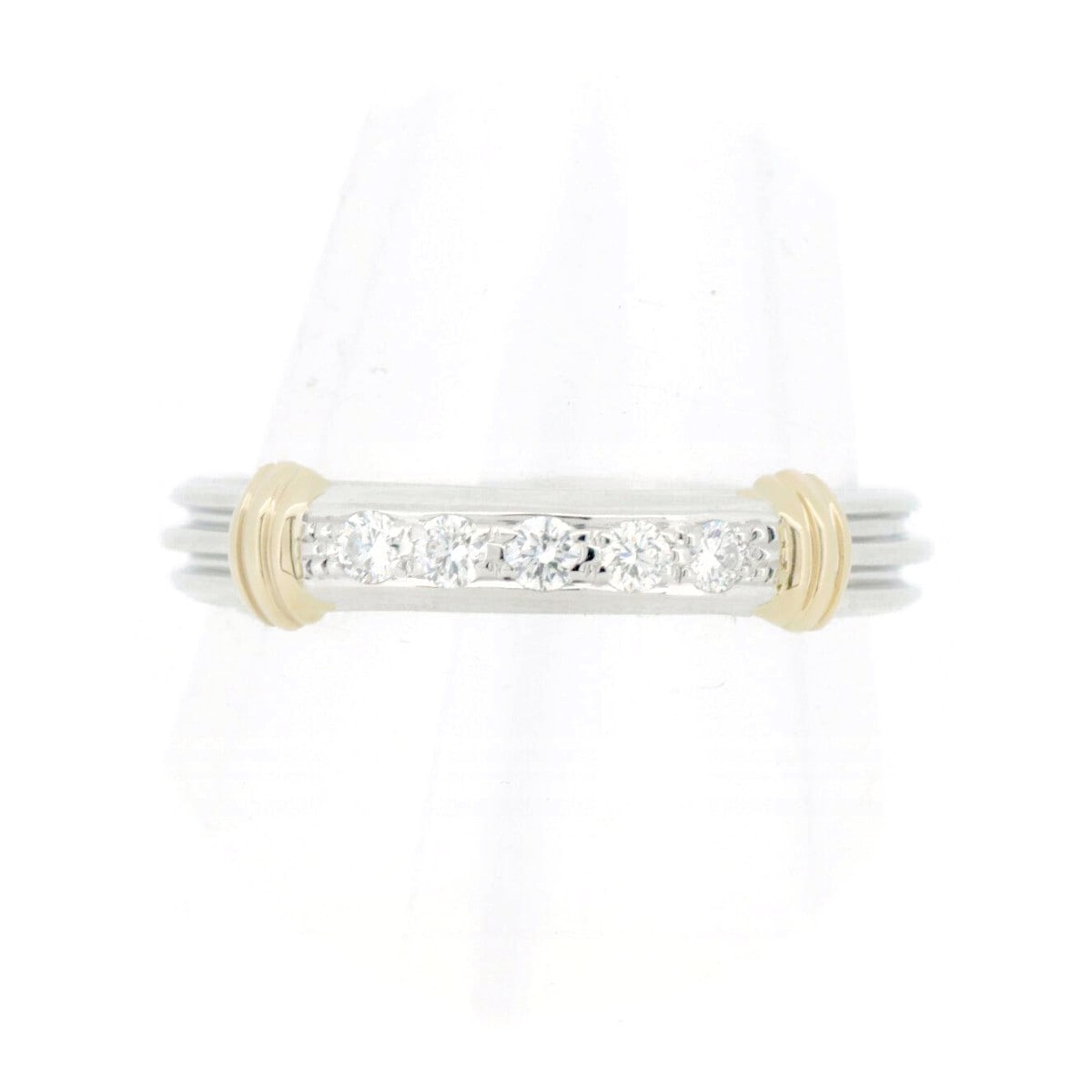 ダイヤモンド 16号 リング 指輪 Pt950(プラチナ)/K18YG(18金 イエローゴールド) 質屋出品