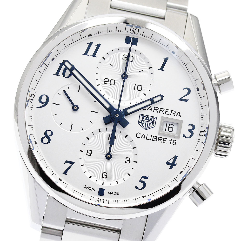 タグホイヤー TAG HEUER CBK2114 カレラ キャリバー16 クロノグラフ 自動巻き メンズ _898951【中古】