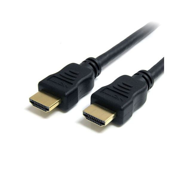 （まとめ）StarTech.com イーサネット対応ハイスピードHDMIケーブル 3m Ultra HD 4K2K対応 オス/オス ブラック HDMM3MHS 1本 5セット