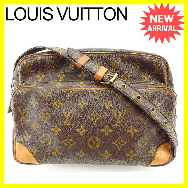 ルイヴィトン Louis Vuitton ショルダーバッグ 斜めがけショルダー メンズ可 ナイル モノグラム M45244 ブラウン モノグラムキャンバス (あす楽対応)人気 セール【中古】 Y371 ルイヴィトン Louis Vuitton ショルダーバッグ 斜めがけショルダー メンズ可 ナイル モノグラム M45244 ブラウン モノグラムキャンバス (あす楽対応)人気 セール【中古】 Y371