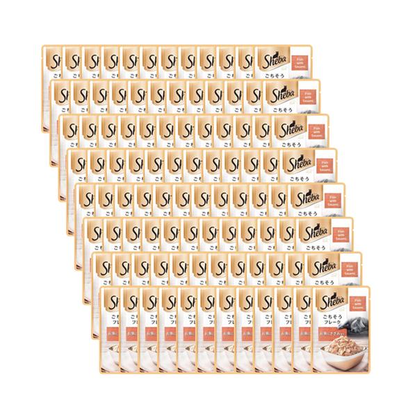 96個セット シーバリッチ ごちそうフレーク お魚にささみ添え 35g