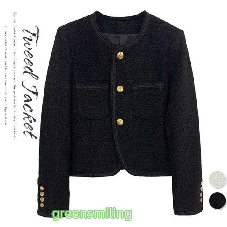 ツイード ノーカラー レディース 春 秋 ママスーツ フォーマル ノーカラー ツイード 春 オフィスカジュアル 上品