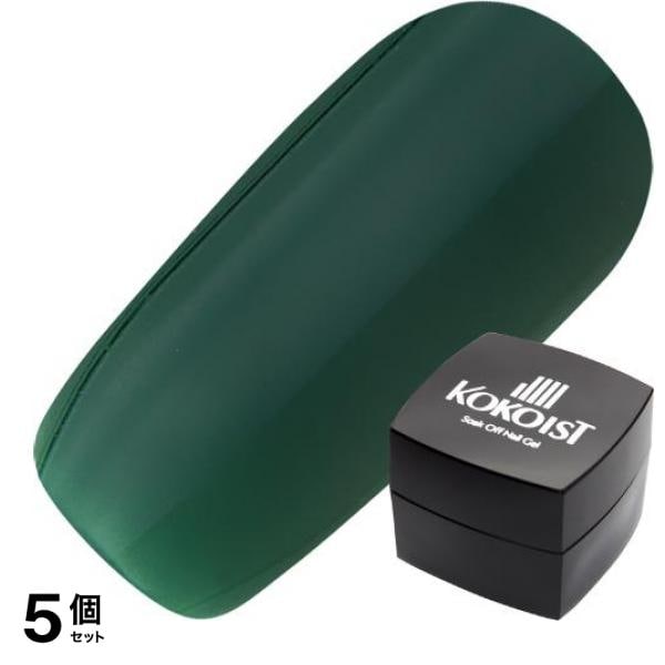 KOKOIST(ココイスト) エクセルライン ソークオフカラージェル E-109 ホーリーグリーン 2.5g 5個セット