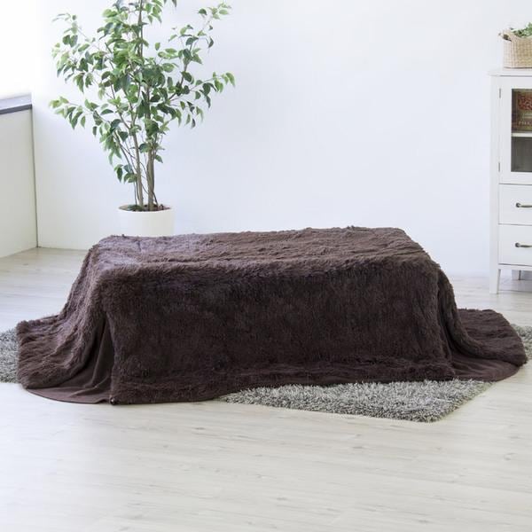 こたつ布団 掛け布団 190×230cm 長方形 省スペース コタツ掛布団 茶色 ブラウン シンプル 合わせやすい 無地 布団のみ こたつテーブル別売り