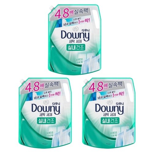 プレミアム 洗濯洗剤 液体型 部屋干し 詰め替え型 2.2L 3個 一般ドラム兼用 きれいな洗濯 洗濯