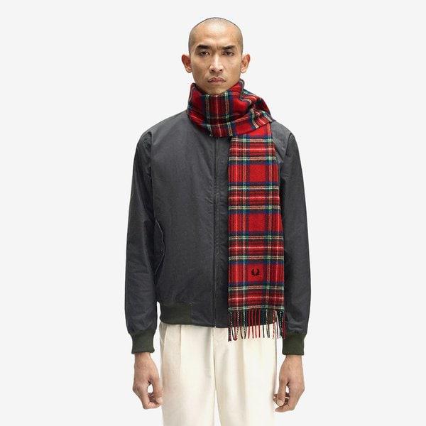 ラムウール タータン スカーフ - スチュワート タータン CFPU2538137-Z90