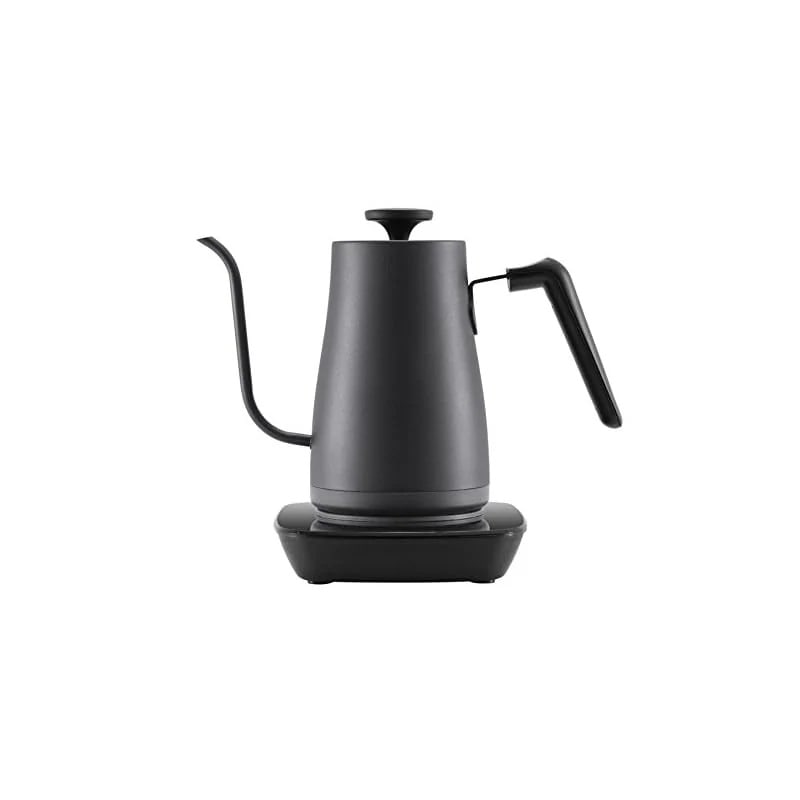 【即納】[山善] 電気ケトル 電気ポット 0.8L 一人暮らし 二人暮らし ドリップケトル (温度調節/保温/空焚き防止機能) 沸騰後自動電源OFF ブラック EKG-C801(B)